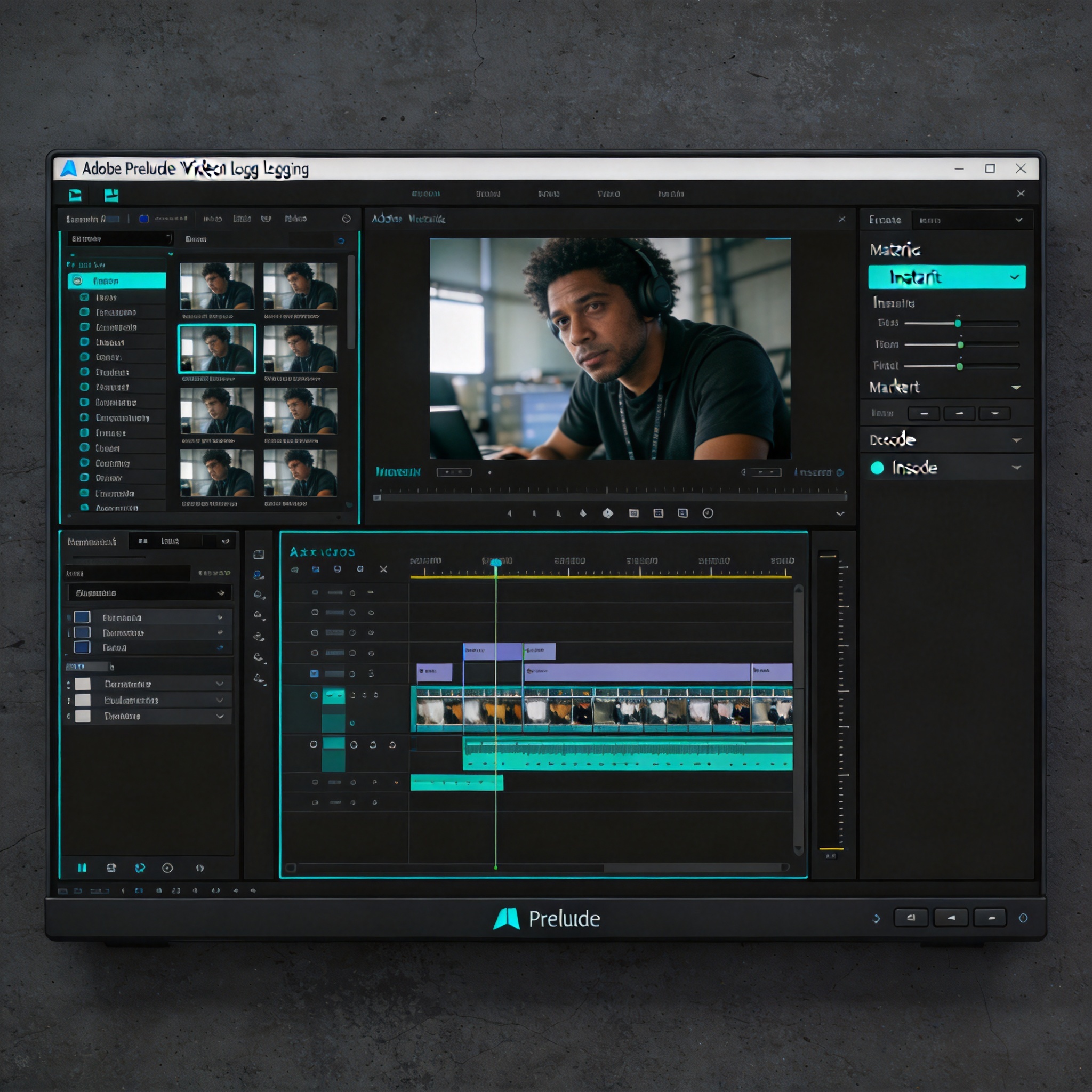Adobe Prelude界面截图1